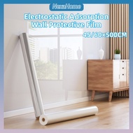 45/60CM Electrostatic Adsorption Wall Protective Film Tiles Glass Wall Waterproof Stain-Resistant Tr