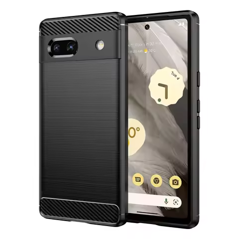 For Google Pixel 7A 6A Cover Protective Carbon Fiber Case For Google Pixel 7 6 Pro