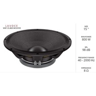 Komponen Speaker Buat Low Lavoce 15Inch Wxf15.800 Original