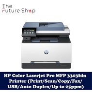 (NEW) HP Color LaserJet Pro MFP 3303fdn Printer ( PRINT/SCAN/COPY/FAX/AUTO DUPLEX/USB/COME WITH TONE