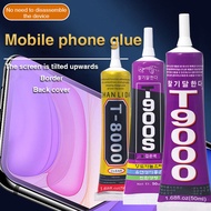 Mobile Phone Repair Adhesive, Black & Transparent Glue - T8000, T9000, T900S, for LCD display screen