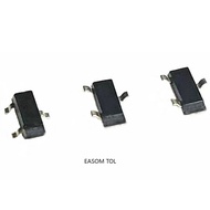 50PCS MMBTA05 MMBTA55 Silkscreen 1H 2H SMT Triode SOT-23 Chip