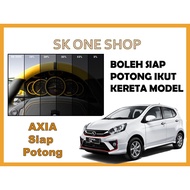 Perodua Axia 4 Door Tinted UV (Gelap 50% 65% 80% 95%) Siap Potong / Car Tinted / Tinted Kereta