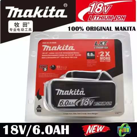 Genuine Makita 6Ah 18V Makita Battery BL1860 BL1850B BL1850 BL1840 BL1830B Makita Replacement Lithiu