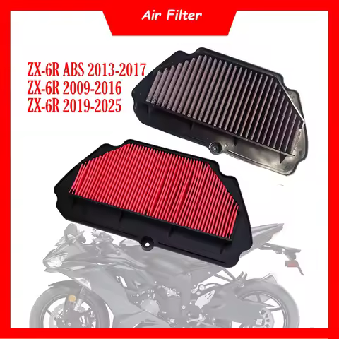 Motorcycle Engine Air Filter Cleaner Air Intake Filter Element For Kawasaki Ninja ZX-6R ABS 2013-201