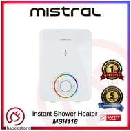 Mistral Instant Shower Heater Mimica Series  MSH118 (1 Year, 5 Years on Heating Element)