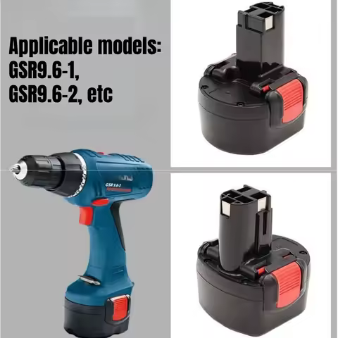 BAT048 9.6V 6800mAh Ni-MH Rechargeable Battery Power Tools Battery for Bosch PSR 960 BH984 BAT048 BA