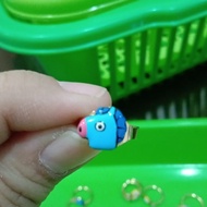 Cincin anak bts mang kuda biru emas asli kadar 8karat/375% kado anak