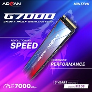 Ssd ADVAN X HIKSEMI G7000 M.2 NVMe 512GB 2280pcie 4.0
