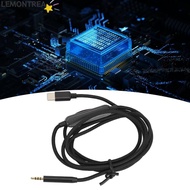 LEMONTREAL 2.5mm to Type C Cable, 4.9ft / 1.5m With Mic 2.5mm to USB C Sound Cord, Lossless Noiseles