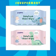 ZAPPY Babyfresh Water Wet Wipes 80 Sheets