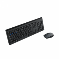 (8110M) WIRELESS KEYBOARD&MOUSE (คีย์บอร์&เมาส์ไร้สาย2ระบบ) RAPOO Optical เมาส์เสียงเงียบ เชี่ยมได้ห