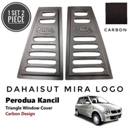 Perodua Kancil Carbon Window Cover 3D Carbon Mirror Cover Perodua Kancil 660 Kancil 850