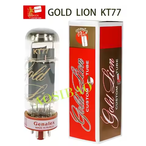 GOLD LION KT77 Vacuum Tube HIFI Audio Valve Replace KT66 KT88 EL34 6CA7 5881 Electronic Tube Amp Amp