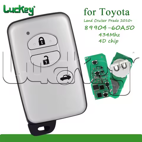 Luckey 89904-60A50 F433 Car Remote Key for Toyota Land Cruiser Prado 2010+ Auto Smart Key Fob B74EA