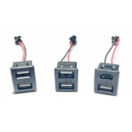 Usb Female Socket Double Socket usb a Female type-c Lamp Charging Socket Power Socket with Cable Con