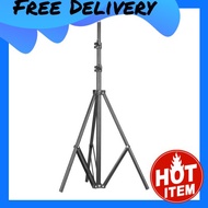 [Ready Stock] Adjustable Photography Tripod Light Stand Steel Material Max. Height 176cm / 5.8ft wit