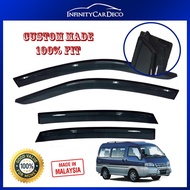 (2 Doors) New Original Oem High Quality Acrylic Door Visor (3") Compatible With Ford Spectron Van 19