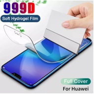 Huawei Y6p Y7p Y7A Y8p Y5p Y5 Y6 Y7 Prime Pro Y9 2020 2019 2018 Full Cover soft clear hydrogel film screen protector film/Not Tempered Glass