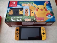 二手 任天堂 NS Nintendo Switch 主機 香港行貨 寶可夢 皮卡丘 pokemon 比卡超 限定版 主機