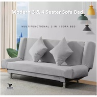 Modern Style Foldable 3 Seater & 4 Seater Sofa Bed | sofa 3 seater