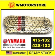 Gold CHAIN 428H O-RING 415H ORING CHAIN RANTAI EMAS 428 415 132L 132 O RING CHAIN CUTTER 415 428 SET