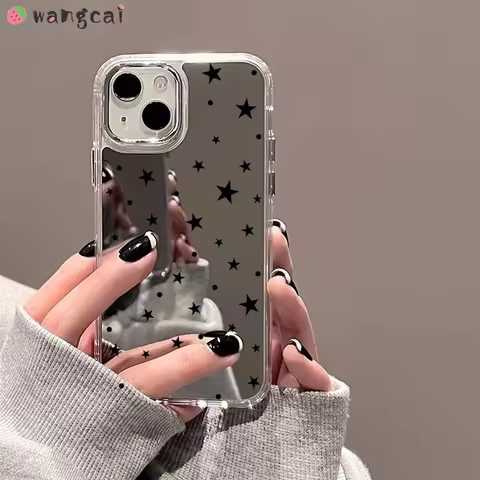 Mirror Black Dot Phone Case For Vivo Y21 Y21S Y21D Y11D Y05 Y11 Y21 V20 X8 T5 T4 T4X T3X T3 Lite Z7 