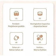 AS888 Mini Beauty Case 14 Inch Suitcase Premium Cosmetic Makeup Bag Compact & Practical Box for Trav