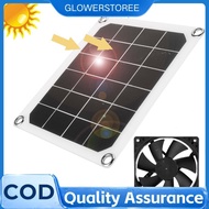 glowerstoree-my Solar Panel Exhaust Fan Outdoor IP65 Portable for RVs Greenhouses Pet Houses Chicken