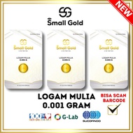 rr emas 0.001 gram lite series baby gold mini gold small gold logam mulia micro gram micro gold souv