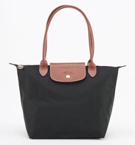 สินค้ามีพร้อมส่งที่ไทย กระเป๋า Longchamp แท้ LePliage Classic รุ่นฝาสีน้ำตาล tote bag ขนาด L*M หูยาว