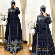 New Ainun Dress Amore By Ruby Ori Dress Muslim Baju Wanita Dress Busui