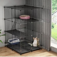 DIY Easy Assemble Cat Cage Stackable Cage for Cat Villa Collapsible Cage Cat House