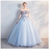 Wedding Dress party Dress Sweet Applique prom
