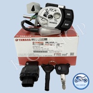 สวิทช์กุญแจ รุ่นใช้ดอกกุญแจ GRAND FILANO HYBRID ไฟหน้า LED รุ่นเบรคไม่ ABS ปี 2018-2024 แท้ศูนย์ YAM
