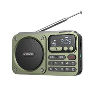 Sansui/shansui ระบบบันทึกวิทยุการ์ดชาร์จแบบพกพาสำหรับผู้สูงอายุลำโพงวิทยุบลูทูธไร้สาย F22