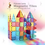 Princess Lexie Magnetic Tiles | Colourful 3D Magnetic Tiles Building Blocks Educational STEM Toy
