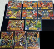 (包平郵)模型卡 1套11張 超機動大將軍篇 SD高達 戰國傳 DIY收藏卡 bb戰士 粉絲製卡 fans-make card Gundam (輝龍頑駄無 武者真紅主 武者鷺主 鐵機武者鋼丸 武者冒流
