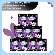 Charmee Sanitary Napkin All-Night Long 10's x 9 packs (90 pcs) HALF CASE ...