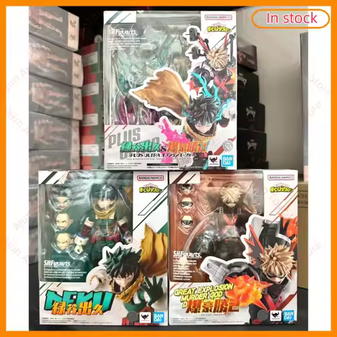 In Stock Original Bandai S.H.Figuarts SHF Izuku Midoriya in Stock Anime Action Collection Figures Mo