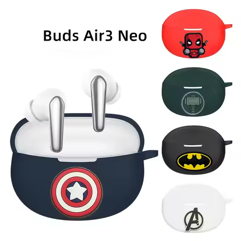 New Cartoon Headphone Cover for Realme Buds Air 3 Neo Case Silicone Earphone Cases for Realme Buds A