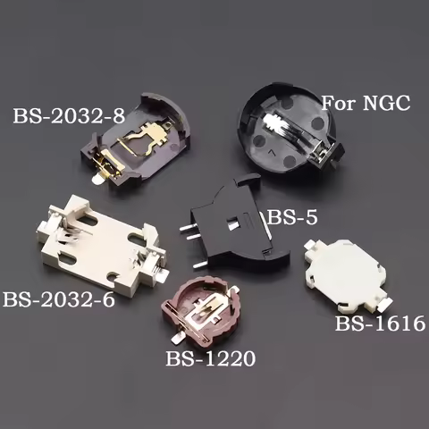 10PCS BS-2 BS-6 BS-8 BS-10 3V CR2025 CR2032 Button Battery ibuw Socket Holder Battery Storage Box 20