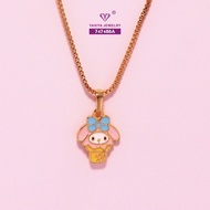 Yaxiya Children's Necklace Set Character Jewelry 18K Gold Plated 975