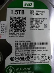 二手良品WD 1.5TB /快取64M SATA3 硬碟 內容詳看