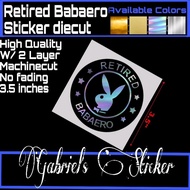 retired babaero yayamanin sticker