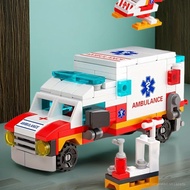 mainan lego brick mobil medical ambulance 6 in 1