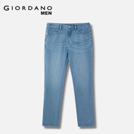Giordano Men Stretchy Denim Hidden Comfort Skinny Tapered Jeans