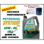 ORIGINAL PETRONAS SYNTIUM 800 10W40/5W30 4L  SEMISYNTHETIC ENGINE OIL