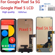For Google Pixel 5a 5G Google Pixel 5 LCD Display Touch Screen Digitizer Glass Assembly Repair Parts
