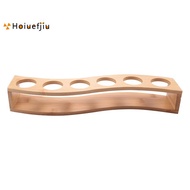 Shot Glass Holder Set-1Oz/30Ml Shot Glass Set Bamboo Shot Glass Holder, 6Pcs Shot Glass Set, Perfect